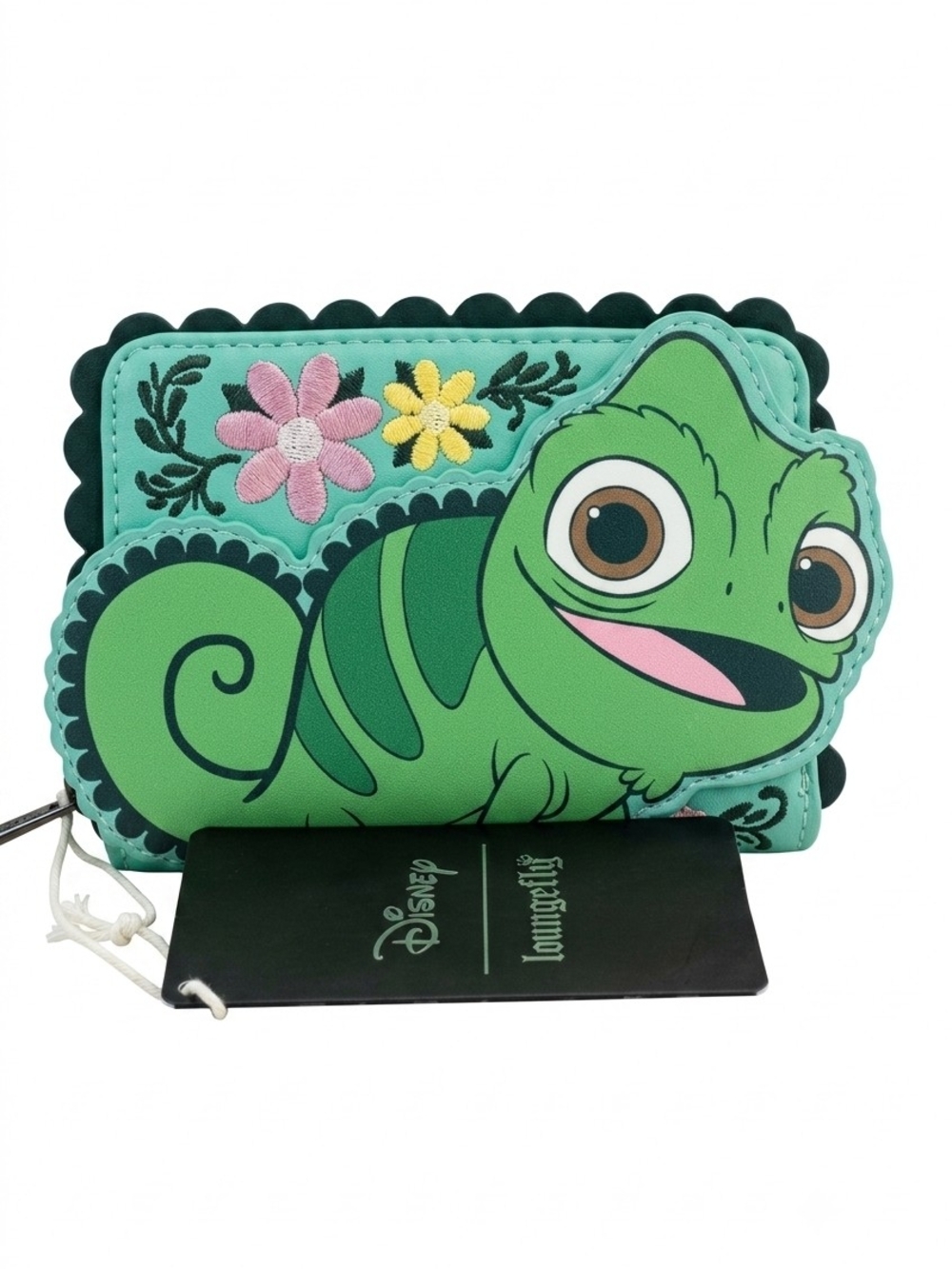 Loungefly Disney Tangled Pascal Zip Around Wallet NWT BoxLunch Exclusive